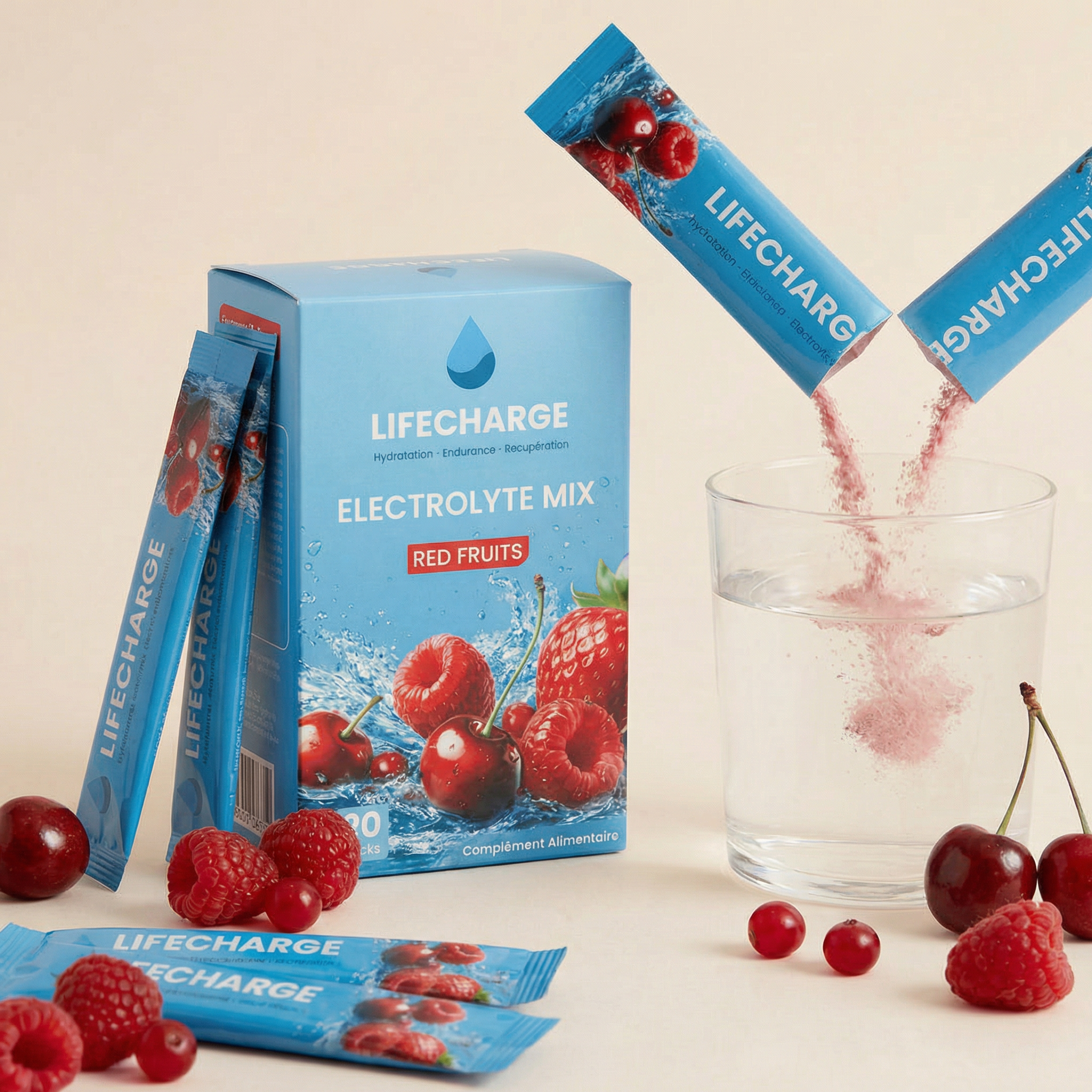 Un Mix d’Électrolytes Essentiels (20 Sticks)