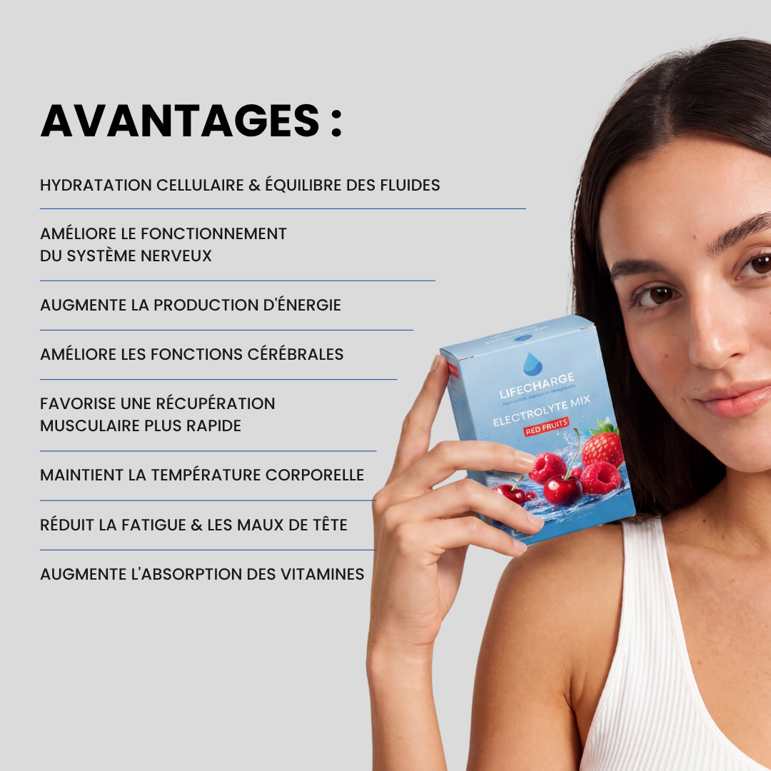 Poudre d'Électrolytes LifeCharge