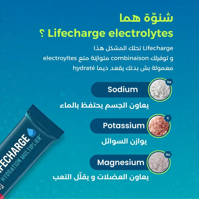 Un Mix d’Électrolytes Essentiels (20 Sticks)